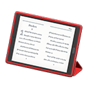 Tablet device Digital book Screen Red