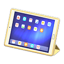 Tablet device Home menu Screen Yellow