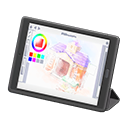 Tablet device Illustration software Screen Black