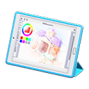 Tablet device Illustration software Screen Blue