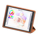 Tablet device Illustration software Screen Brown