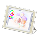 Tablet device Illustration software Screen White