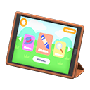 Tablet device Kids app Screen Brown