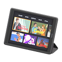 Tablet device Videos Screen Black