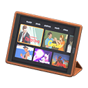 Tablet device Videos Screen Brown