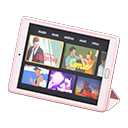 Tablet device Videos Screen Pink