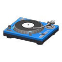 Tabletop record player Blue