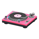 Tabletop record player Pink