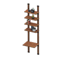 Tension-pole rack Brown
