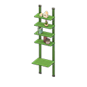 Tension-pole rack Green
