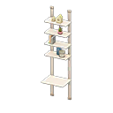 Tension-pole rack White
