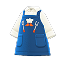 Thank-you Dad apron Blue