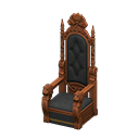 Throne Black Fabric color Copper