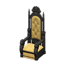 Throne Gold Fabric color Black