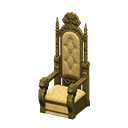 Throne Gold Fabric color Gold