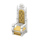 Throne Gold Fabric color White