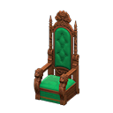 Throne Green Fabric color Copper