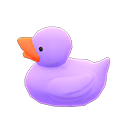 Toy duck Purple
