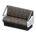 Transit seat Dark brown Seat color White