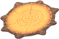 Animal Crossing Tree-stump rug Image