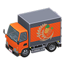Truck Produce company Logo Orange