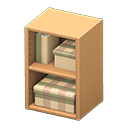 Upright organizer Checkered beige Stored-item design Light brown