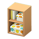 Upright organizer Colorful citrus Stored-item design Light brown