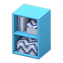 Upright organizer Cool zigzags Stored-item design Blue