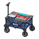Animal Crossing Utility wagon|Blue Fabric color Black Image