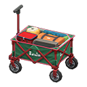 Utility wagon Green Fabric color Red