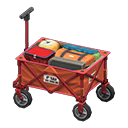 Utility wagon Orange Fabric color Red