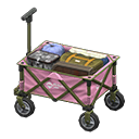 Utility wagon Pink Fabric color Green