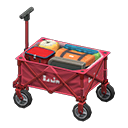 Utility wagon Red Fabric color Red