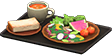 Animal Crossing Veggie plate meal Image