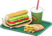 Animal Crossing Veggie sandwich set Image