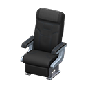 Vehicle cabin seat Black Headrest cover Black