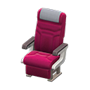 Vehicle cabin seat Gray Headrest cover Berry red
