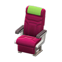 Vehicle cabin seat Green Headrest cover Berry red