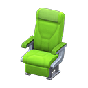 Vehicle cabin seat Green Headrest cover Green
