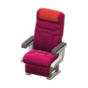 Vehicle cabin seat Red Headrest cover Berry red