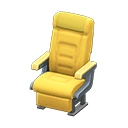 Vehicle cabin seat Yellow Headrest cover Yellow