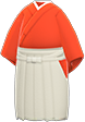 Animal Crossing Vermilion samurai hakama Image