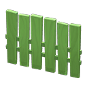 Vertical-board fence   Green