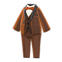 Vibrant tuxedo Brown