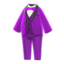 Vibrant tuxedo Purple