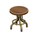 Vintage stool Brown