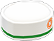 Animal Crossing White & green paper restaurant cap Image