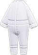 White clean-room suit