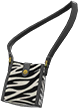 Animal Crossing White zebra-print shoulder bag Image
