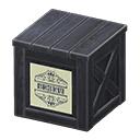 Animal Crossing Wooden box|Antique Label Black Image